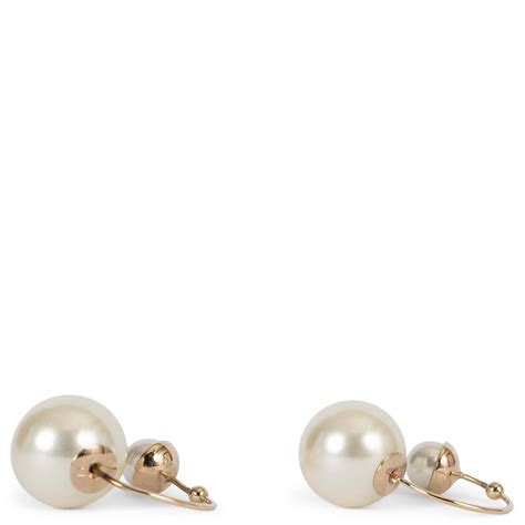 dior ultradior earrings|CHRISTIAN DIOR Pearl Ultradior Earrings Cream .